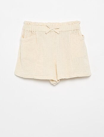 Pantalón corto de lona
