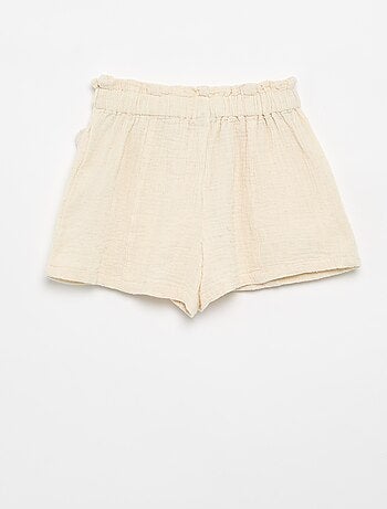 Pantalón corto de lona