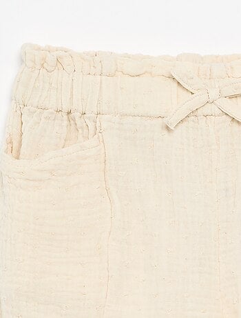 Pantalón corto de lona