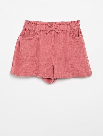 Pantalón corto de lona