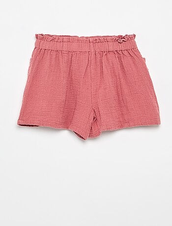 Pantalón corto de lona