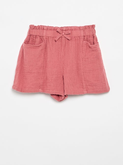 Pantalón corto de lona - Kiabi