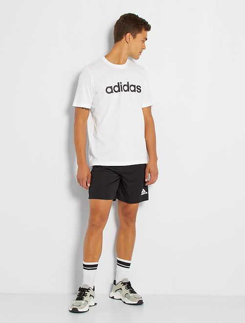 Pantalón corto de microfibra 'Adidas' - NEGRO - Kiabi - 25.00€