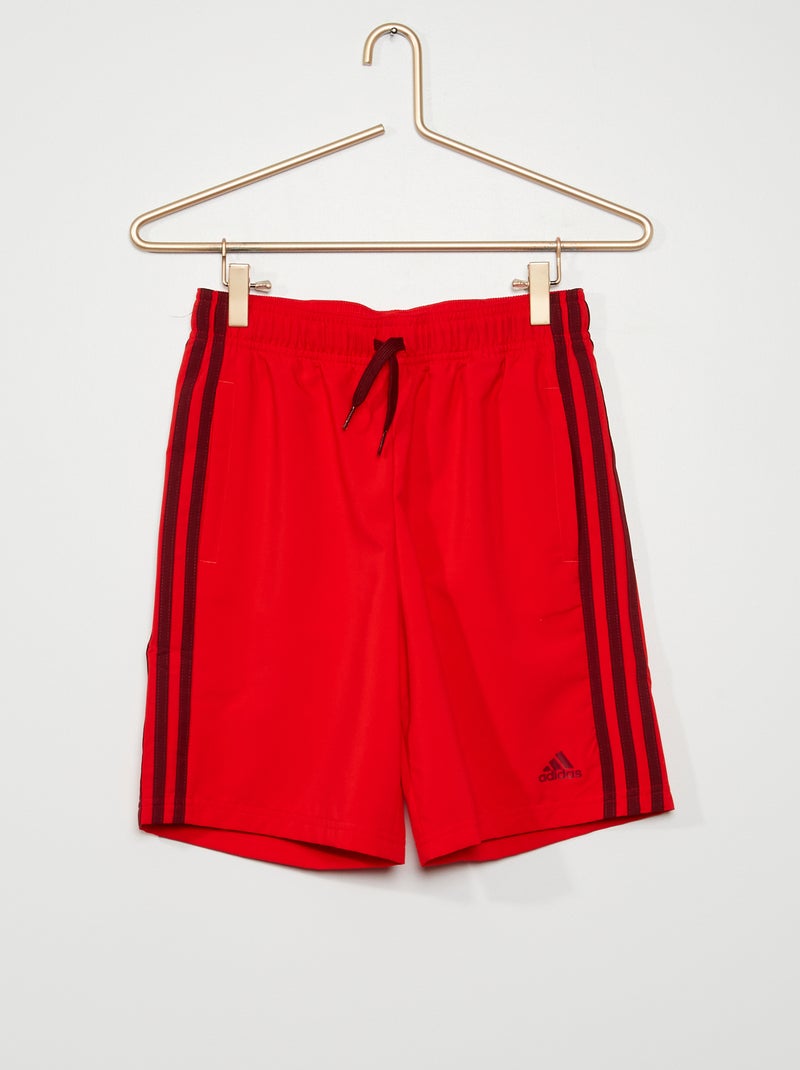 Pantalón corto de microfibra 'Adidas' ROJO - Kiabi