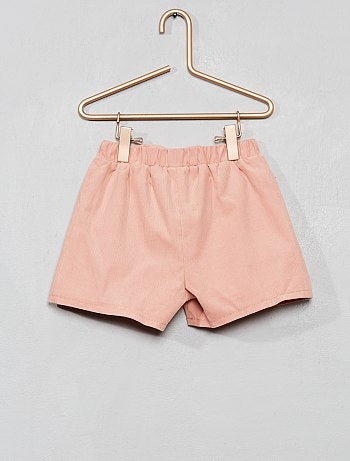 Pantalón corto de pana - Kiabi