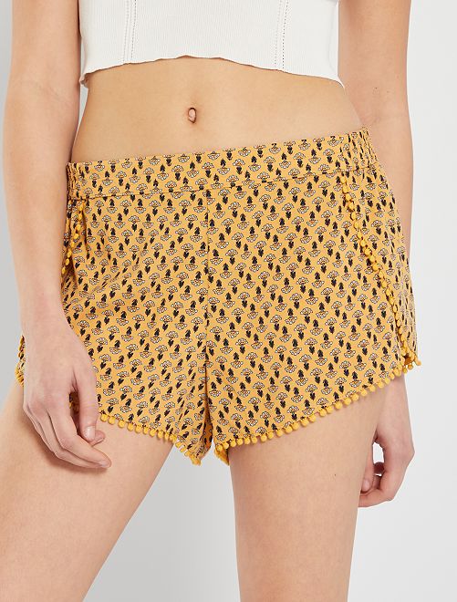 Pantalón corto de pijama - AMARILLO - Kiabi - 7.00€