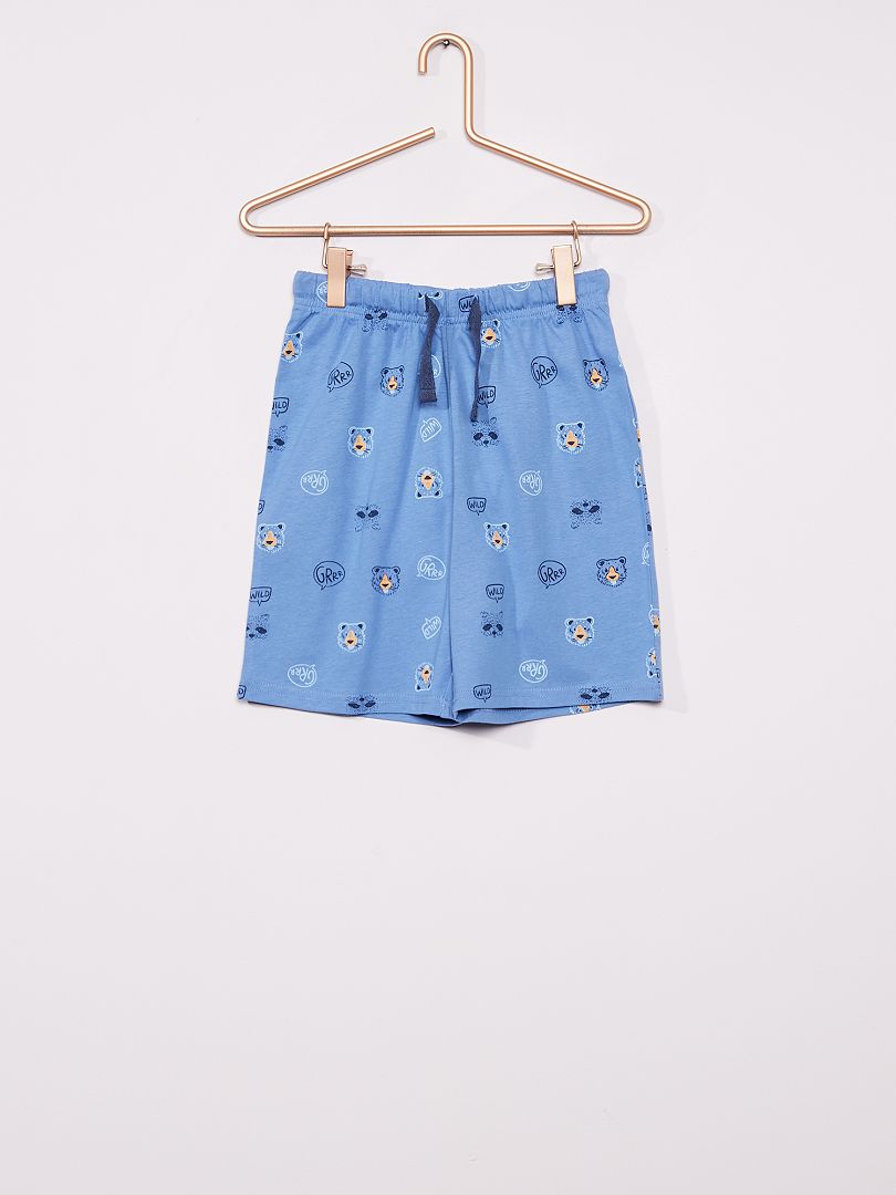 Pantalón corto de pijama AZUL - Kiabi
