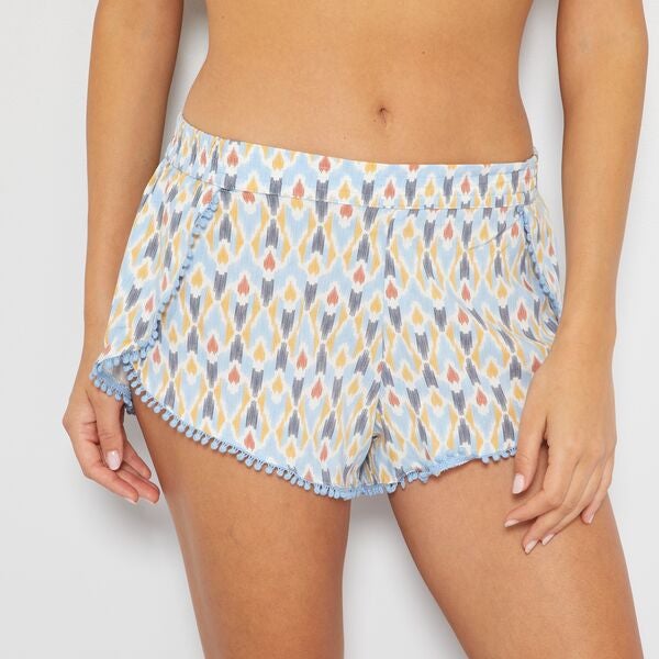 Pantalón corto de pijama Mujer talla 34 a 48 - ikat - Kiabi - 7,00€