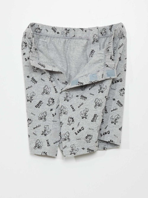 Pantalón corto de punto - colección fácil de poner - Kiabi
