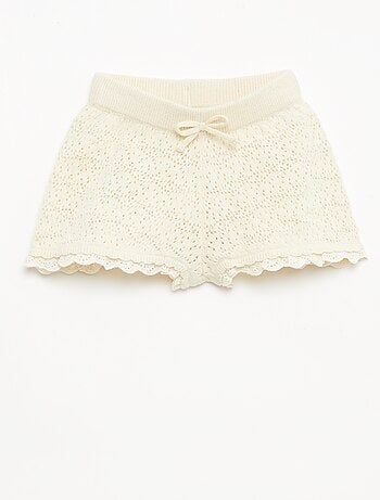 Pantalón corto de punto