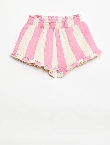 Pantalón corto de punto con estampado