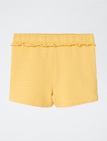 Pantalón corto de punto gofrado 'Guppy'