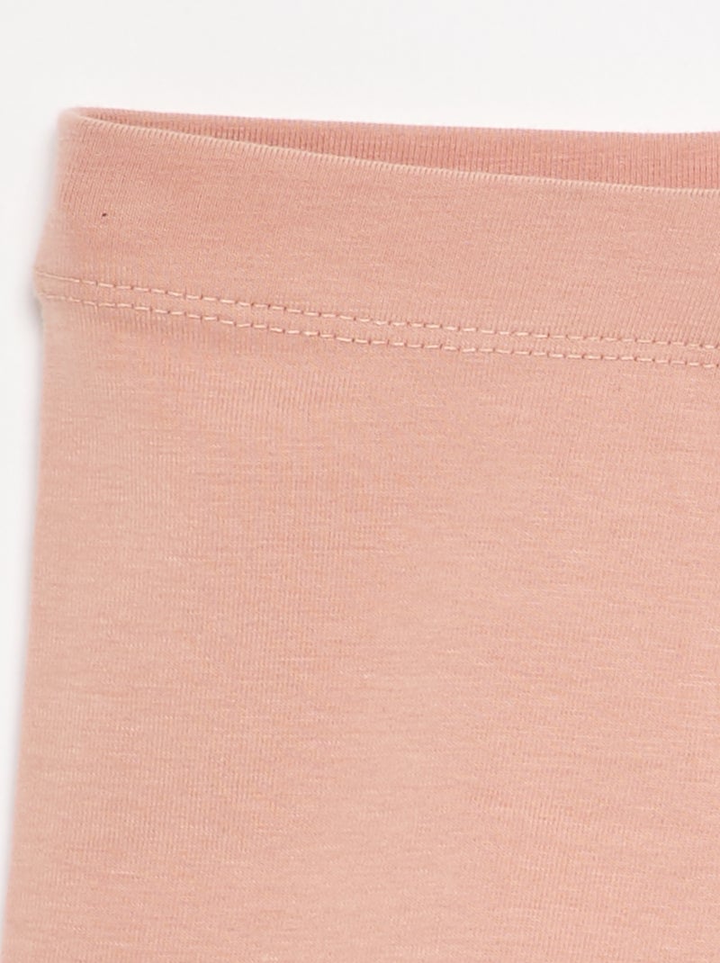 Pantalón corto de punto ROSA - Kiabi