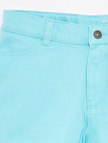 Pantalón corto de sarga con cintura ajustable
