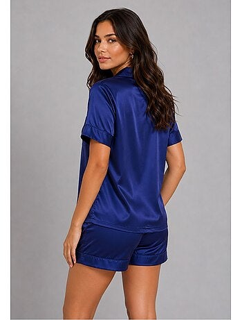 Pantalón corto de satén fluido Kebello