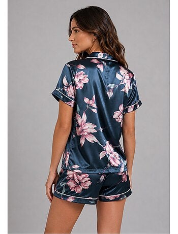 Pantalón corto de satén fluido Kebello