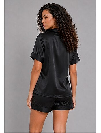 Pantalón corto de satén fluido Kebello