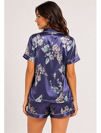Pantalón corto de satén fluido Kebello