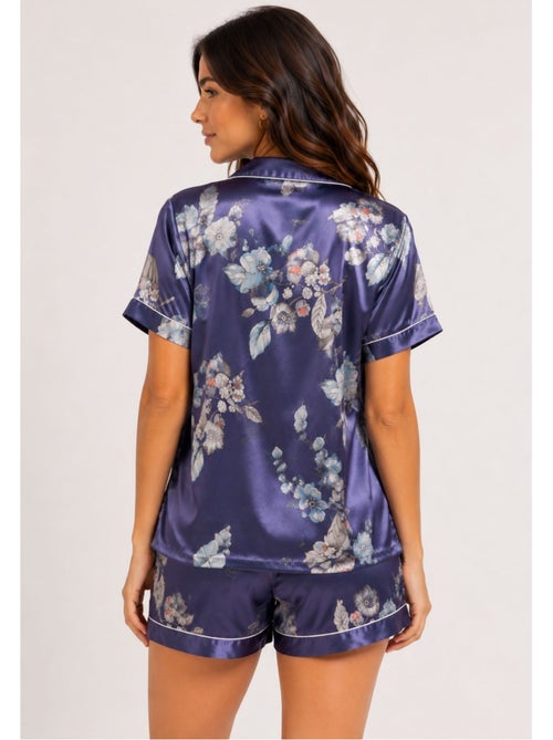 Pantalón corto de satén fluido Kebello - Kiabi Pantalón corto de satén fluido Kebello - Kiabi