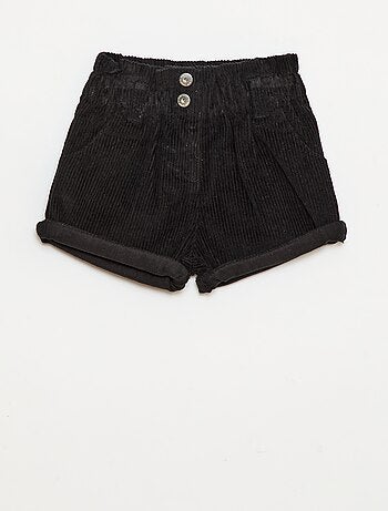 Pantalón corto de terciopelo