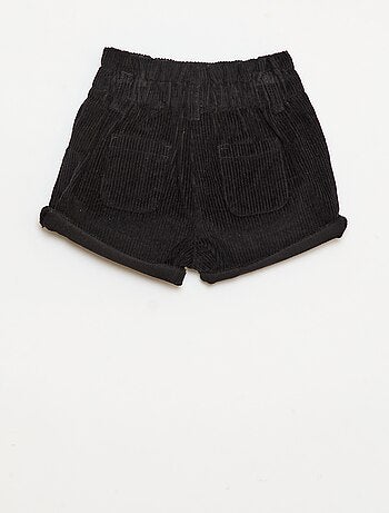 Pantalón corto de terciopelo