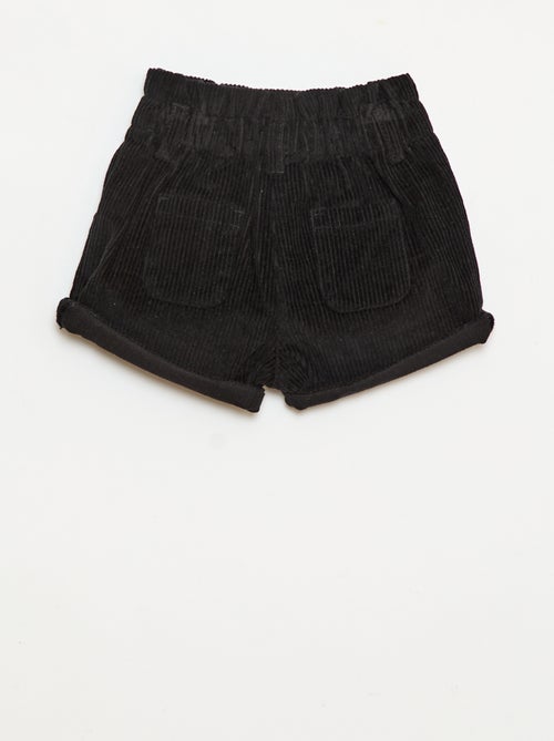 Pantalón corto de terciopelo - Kiabi