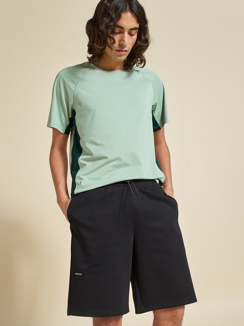 Pantalón corto deportivo - (ekstract) Negro - Kiabi