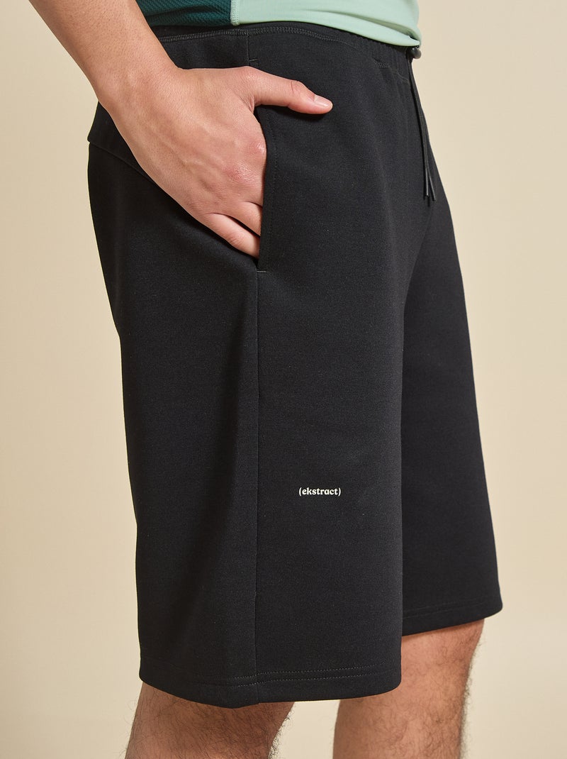 Pantalón corto deportivo - (ekstract) Negro - Kiabi