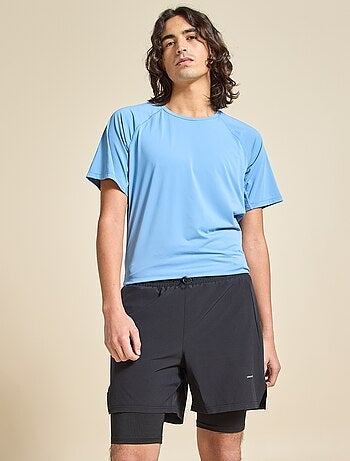 Pantalón corto deportivo 2 en 1 - (ekstract)