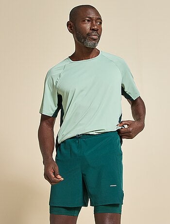 Pantalón corto deportivo 2 en 1 - (ekstract)