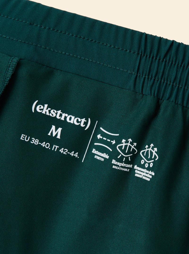 Pantalón corto deportivo 2 en 1 - (ekstract) Verde - Kiabi