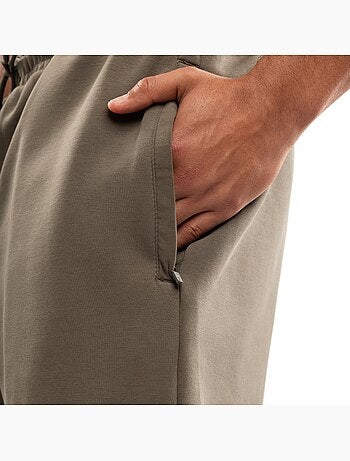 Pantalón corto deportivo algodón hombre fitness hombre titan