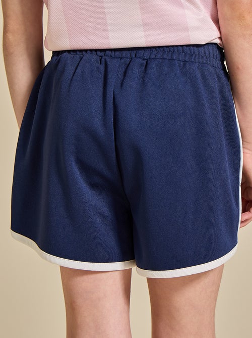 Pantalón corto deportivo con bandas contrastadas - (ekstract) - Kiabi Pantalón corto deportivo con bandas contrastadas - (ekstract) - Kiabi
