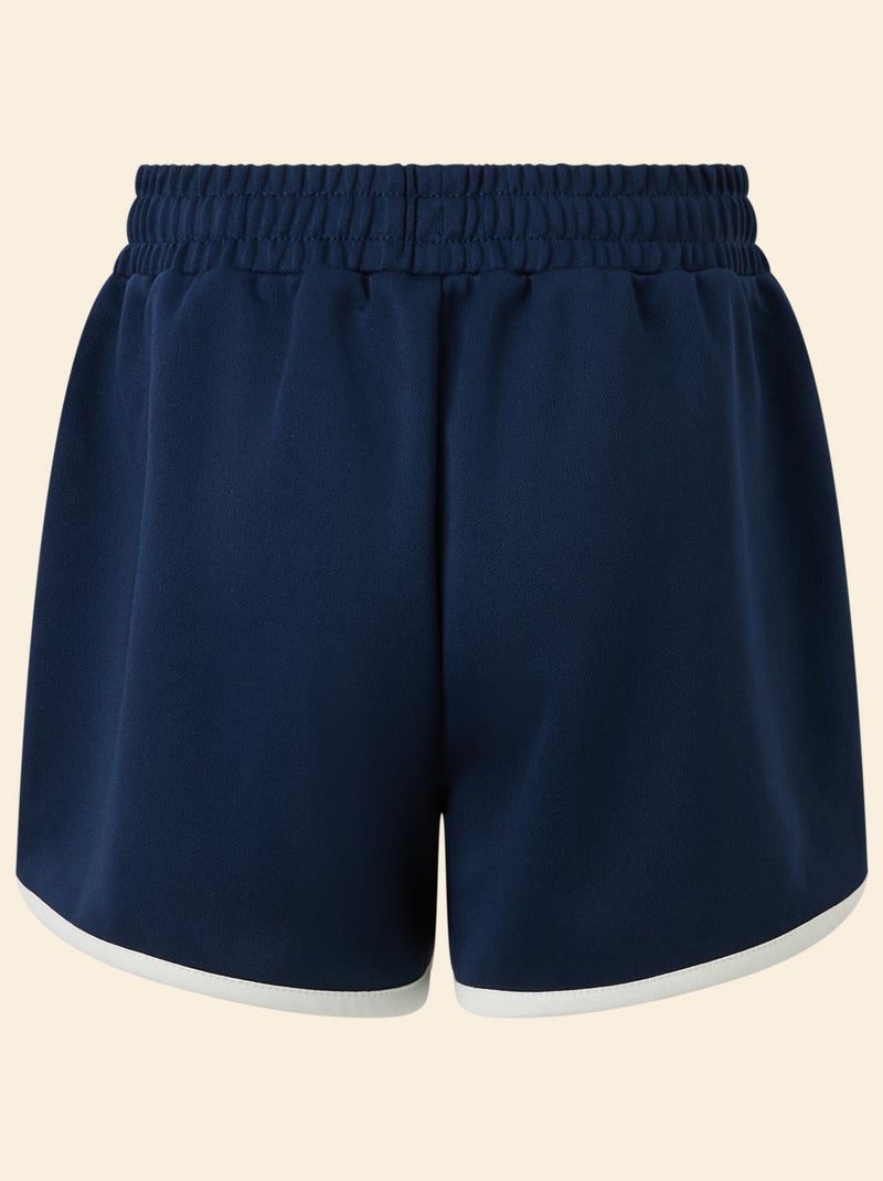 Pantalón corto deportivo con bandas contrastadas - (ekstract) Azul - Kiabi