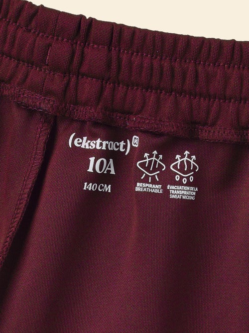 Pantalón corto deportivo con bandas contrastadas - (ekstract) - Kiabi