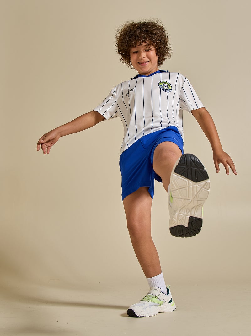 Pantalón corto deportivo con bolsillo con cremallera en la espalda - (ekstract) Azul - Kiabi