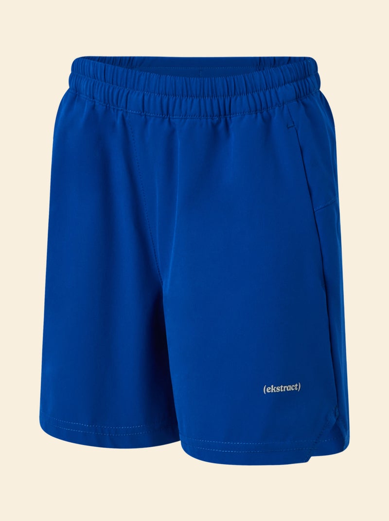 Pantalón corto deportivo con bolsillo con cremallera en la espalda - (ekstract) Azul - Kiabi