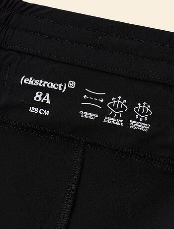 Ekstract - Pantalón corto deportivo con bolsillo con cremallera en la espalda