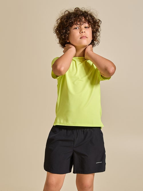 Pantalón corto deportivo con bolsillo con cremallera en la espalda - (ekstract) - Kiabi Pantalón corto deportivo con bolsillo con cremallera en la espalda - (ekstract) - Kiabi