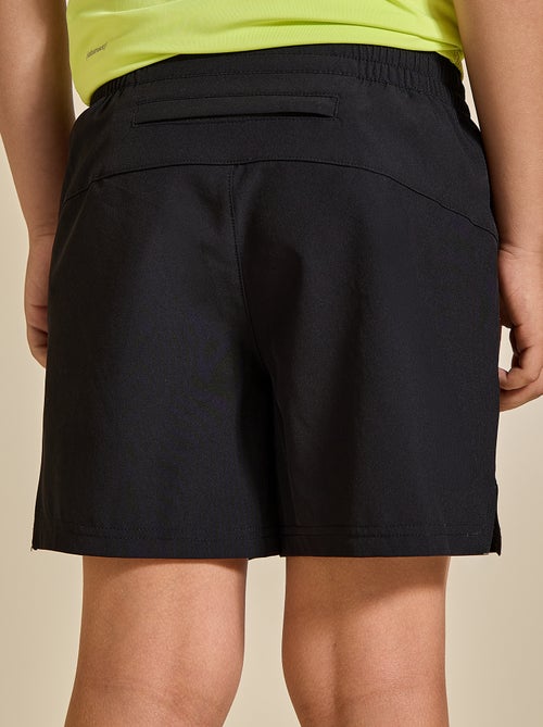 Pantalón corto deportivo con bolsillo con cremallera en la espalda - (ekstract) - Kiabi Pantalón corto deportivo con bolsillo con cremallera en la espalda - (ekstract) - Kiabi