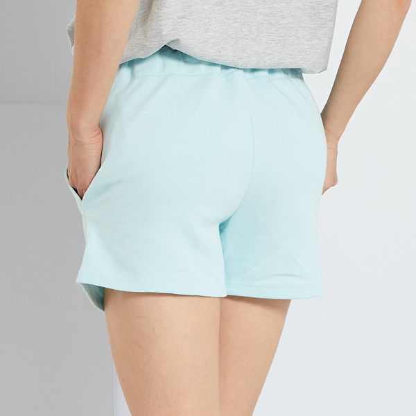 pantalones cortos felpa mujer