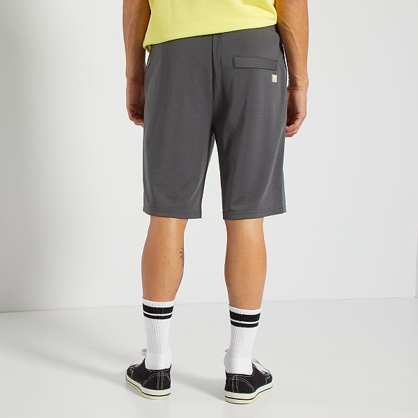 Pantalón corto deportivo de punto técnico Hombre talla S-XXL - GRIS - Kiabi  - 15,00€