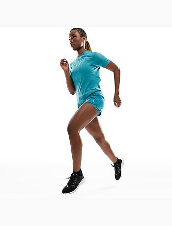 Pantalón corto deportivo doble capa mujer fitness mujer gili