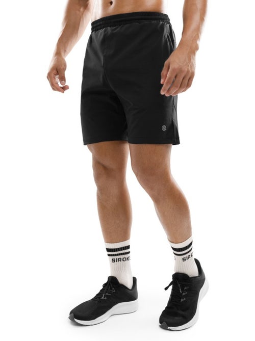 Pantalón corto deportivo hombre fitness hombre stellar - Kiabi Pantalón corto deportivo hombre fitness hombre stellar - Kiabi