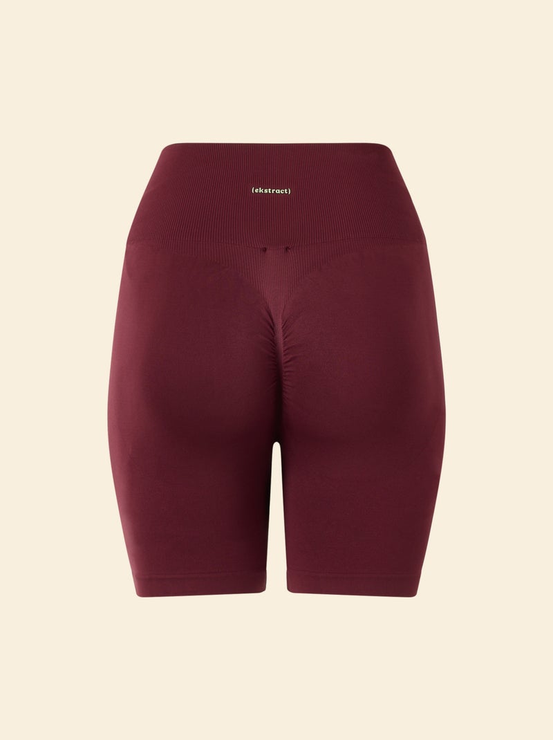 Pantalón corto deportivo moldeador - (ekstract) Burdeos - Kiabi