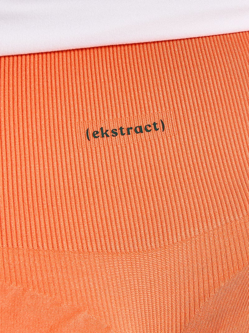Pantalón corto deportivo moldeador - (ekstract) Naranja - Kiabi