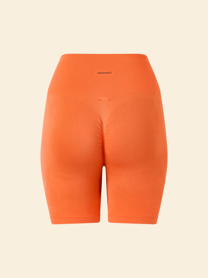 Pantalón corto deportivo moldeador - (ekstract) Naranja - Kiabi