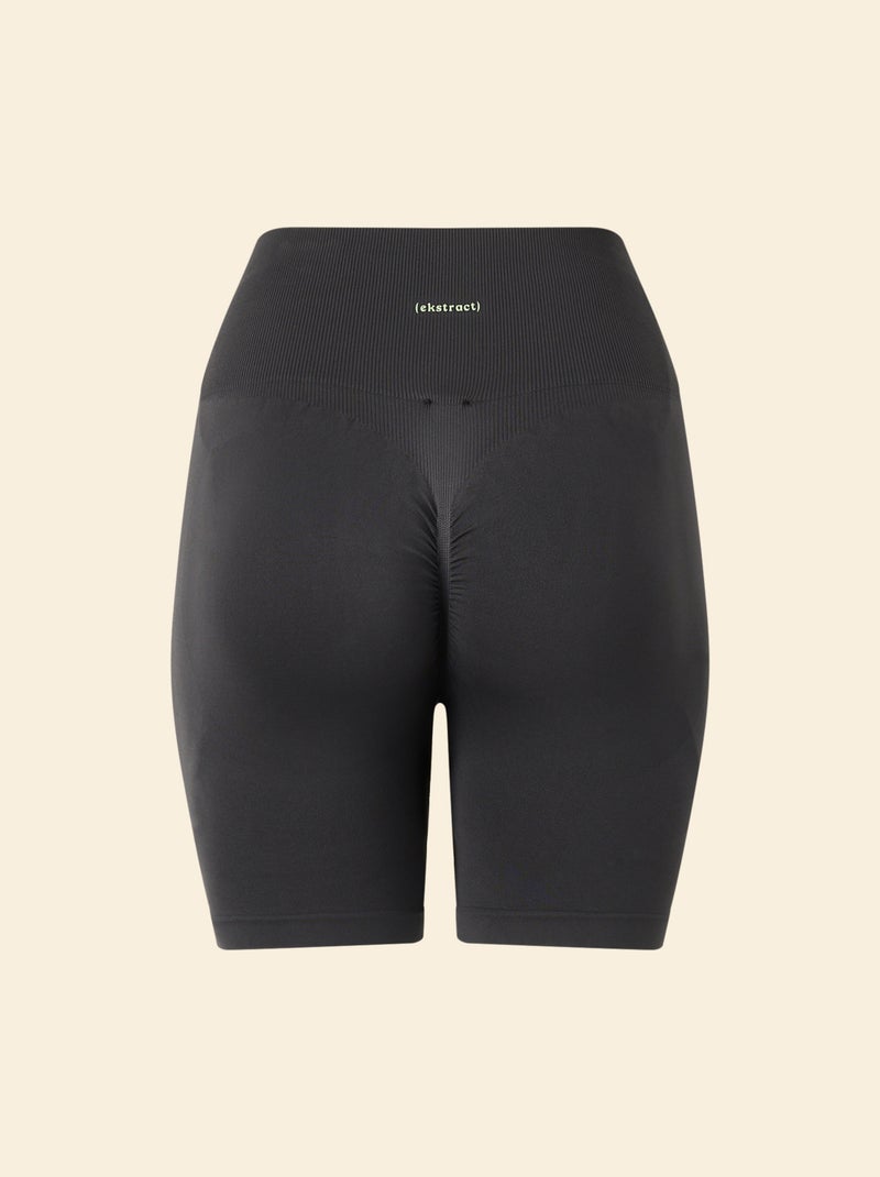 Pantalón corto deportivo moldeador - (ekstract) Negro - Kiabi