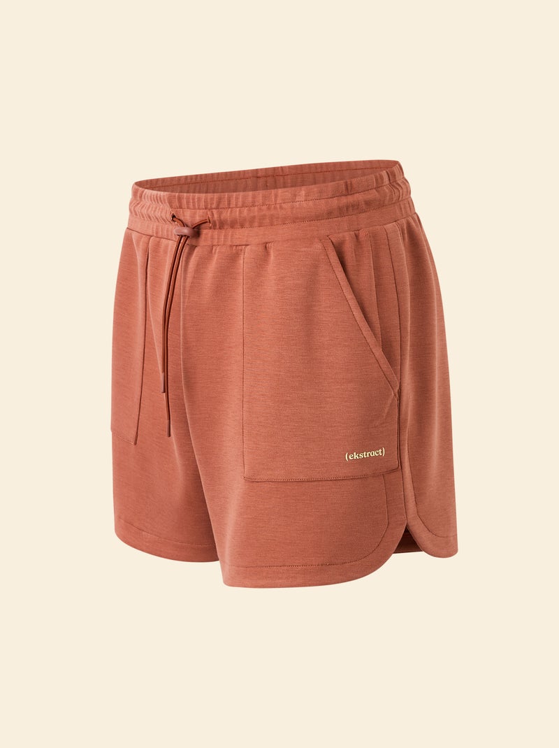 Pantalón corto deportivo oversize - (ekstract) Marron - Kiabi