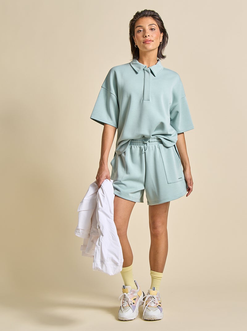 Pantalón corto deportivo oversize - (ekstract) Verde - Kiabi